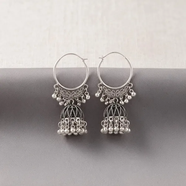 Silver_Oxidised_Hoop_Jhumka_Earrings_For_Women