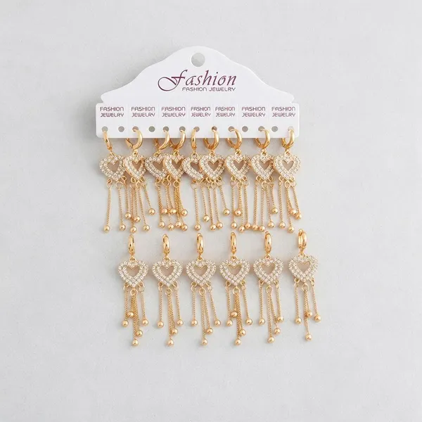 Gold_Tone_Heart_Chain_Stone_Drop_Earrings_For_Women