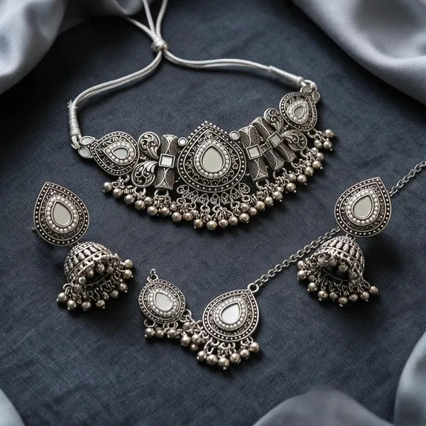 Silver_Oxidized_Traditional_Jewellery_Set_For_Women