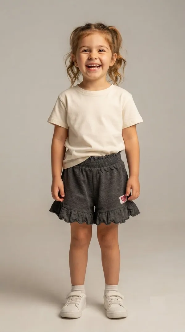 Grey_Knit_Ruffle_Shorts_for_Girls