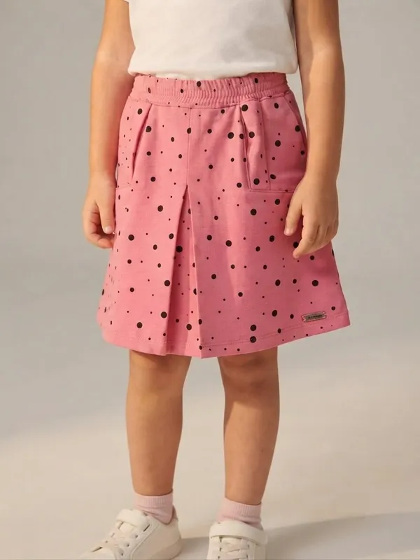 Pink_Polka_Dot_A-Line_Skirt_for_Girls