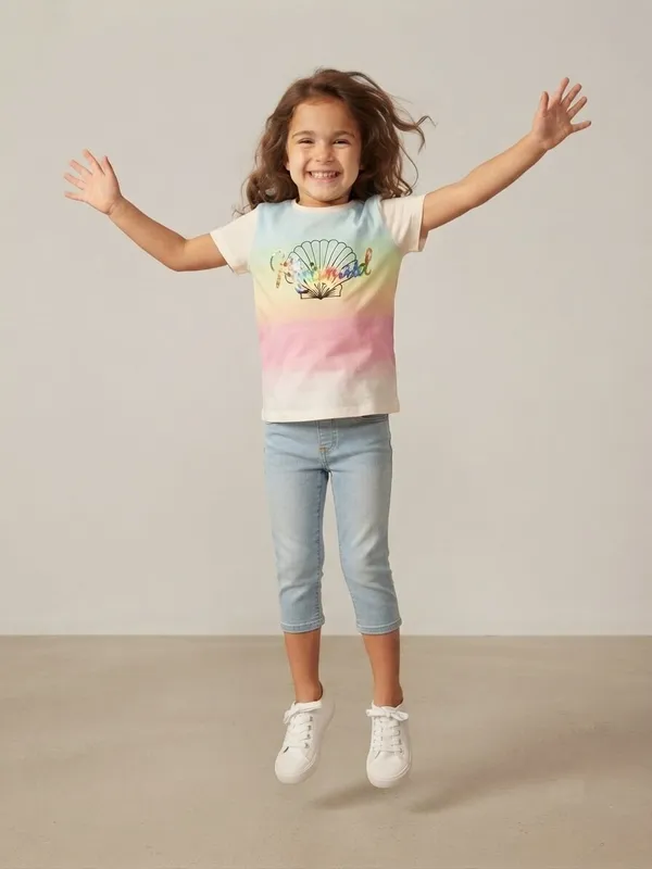 Multicolor_Casual_Fit_T-Shirt_for_Girls