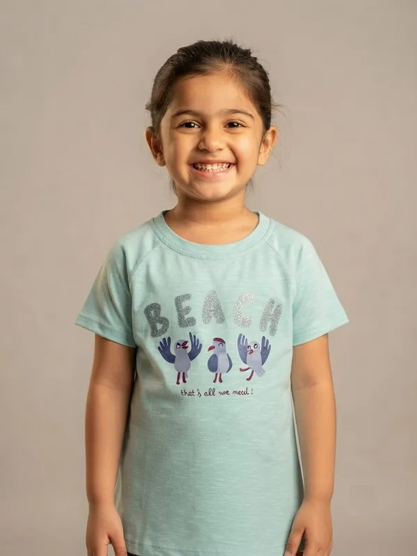 Mint_Green_Printed_Regular_Fit_T-Shirt_for_Girls