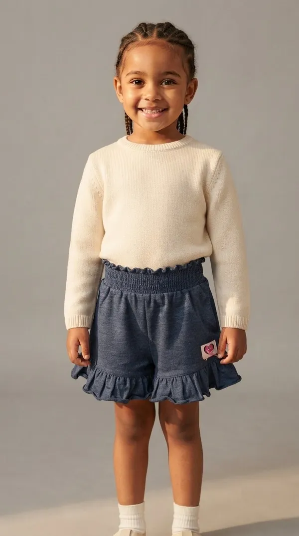 Blue_Cotton_Ruffle_Shorts_for_Girls