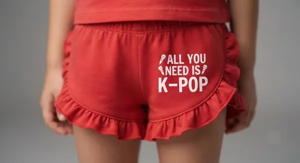 Red_Ruffle_Hem_Shorts_for_Girls