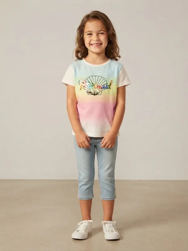 Multicolor_Casual_Fit_T-Shirt_for_Girls