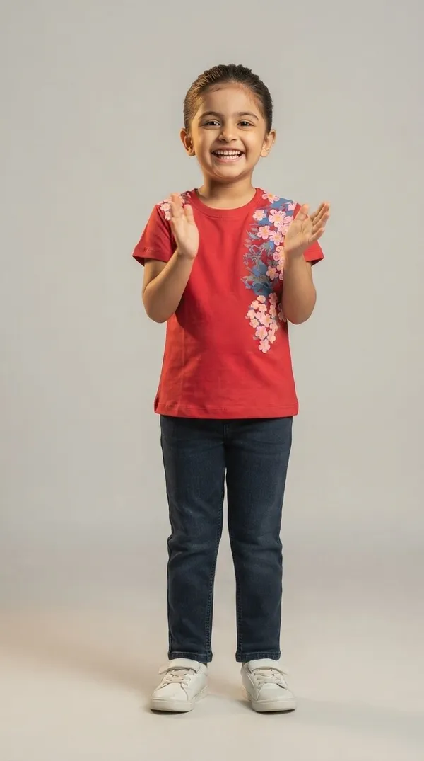 Red_Floral_Print_Short_Sleeve_T-Shirt_for_Girls