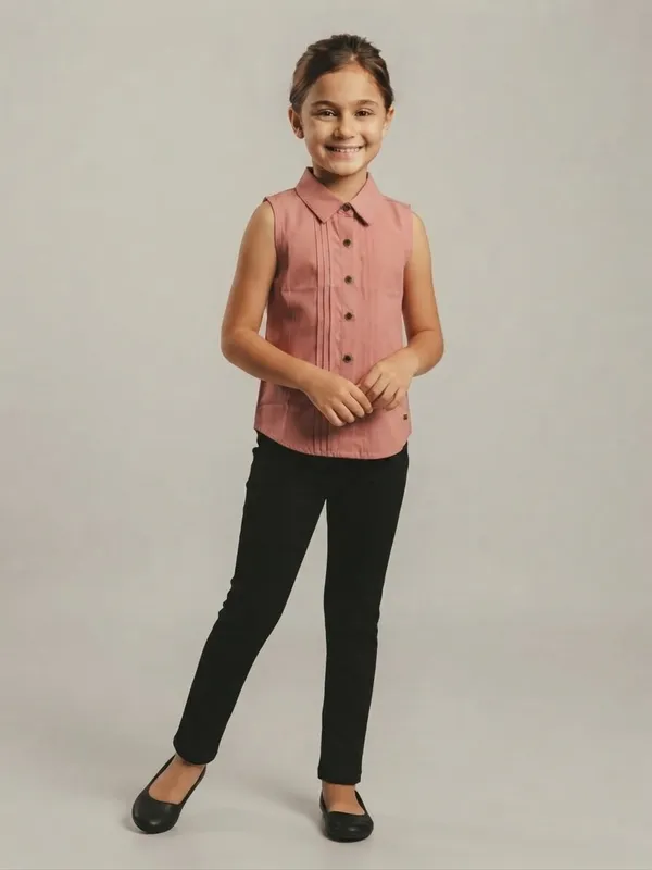Pink_Sleeveless_Collared_Top_for_Girls