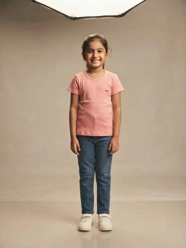 Pink_Short_Sleeve_T-Shirt_for_Girls
