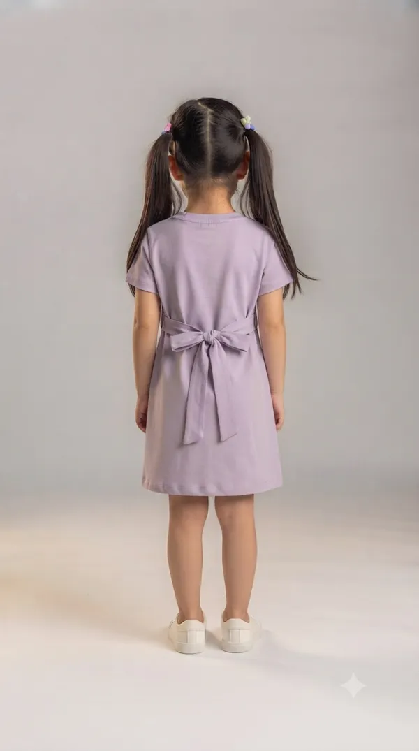 Lavender_Short_Sleeve_A-Line_Dress_for_Girls