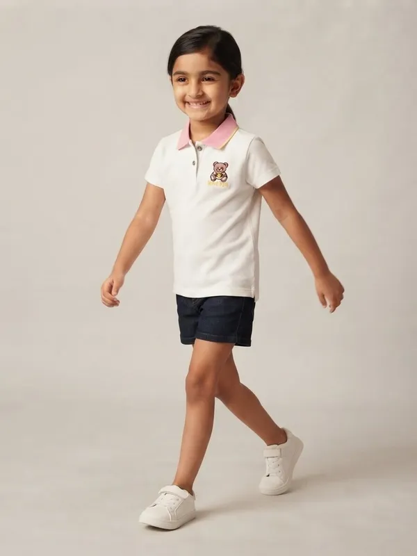 White_Polo_T-Shirt__For_Girls