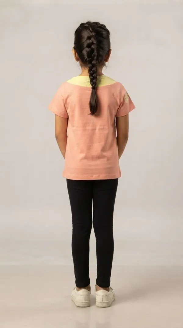 Peach_Short_Sleeve_Top_For_Girls