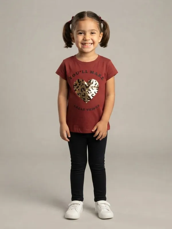Maroon_Regular_Fit_Graphic_T-Shirt_for_Girls