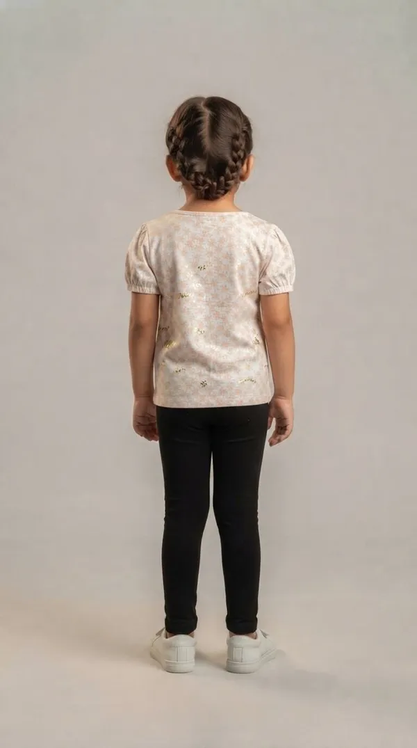 Pink_Floral_Print_Tie_Front_Top_for_Girls