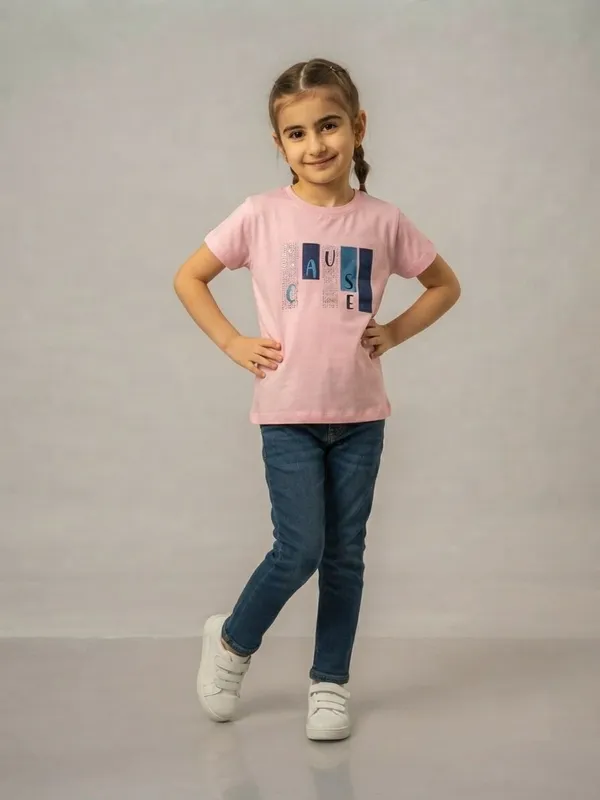 Pink_Graphic_Short_Sleeve_T-Shirt_for_Girls