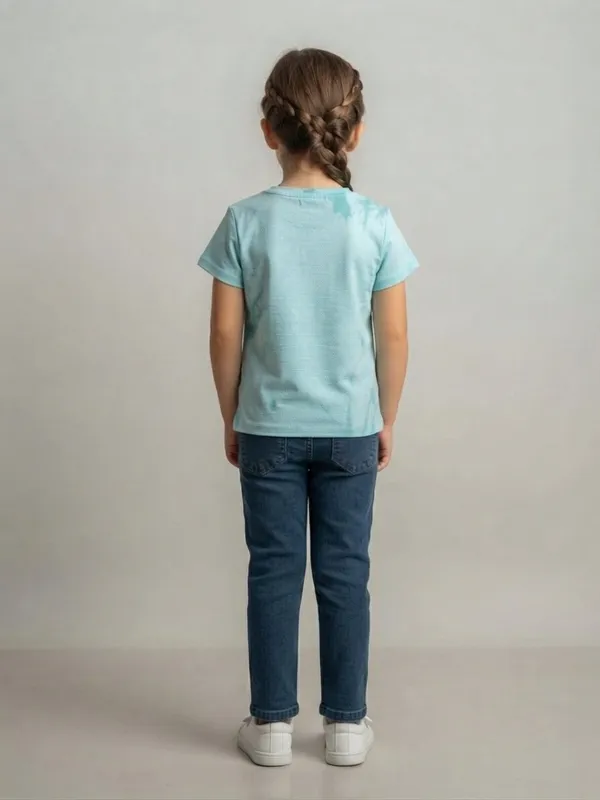 Light_Blue_Casual_Fit_T-Shirt_for_Girls