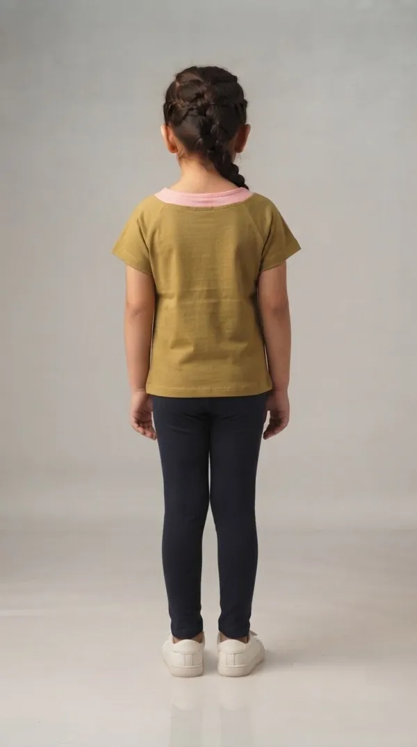 Olive_Green_Graphic_Short_Sleeve_Top_for_Girls