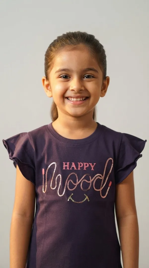 Purple_Ruffle_Sleeve_Top_And_Black_Leggings_Set_For_Girls