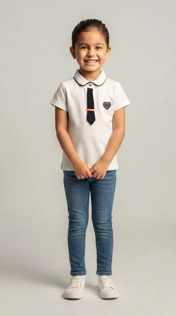 White_Polo_Neck_T-Shirt_With_Tie_Detail_for_Girls