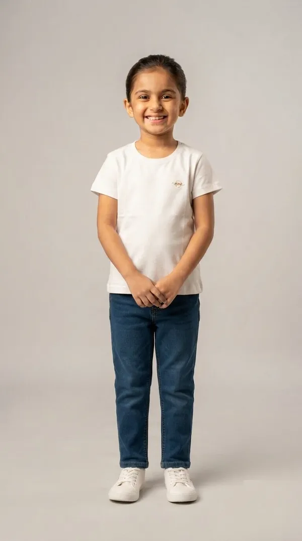 White_Regular_Fit_T-Shirt_for_Girls
