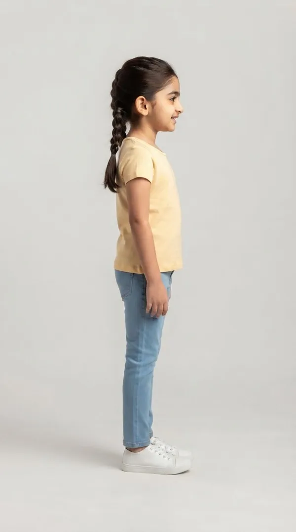 Yellow_Short_Sleeve_T-Shirt_for_Girls