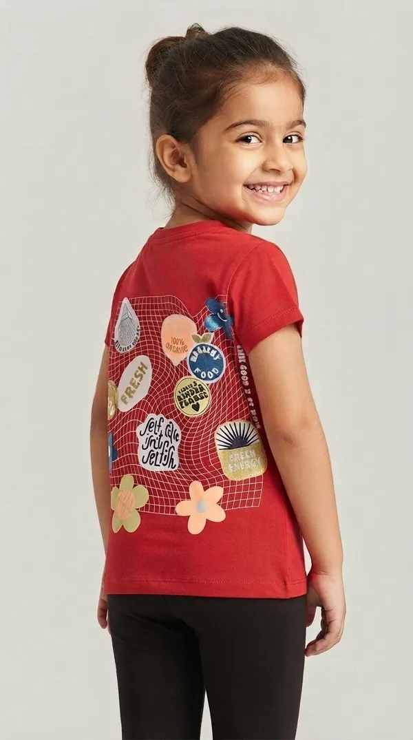 Red_Graphic_Print_T-Shirt_For_Girls