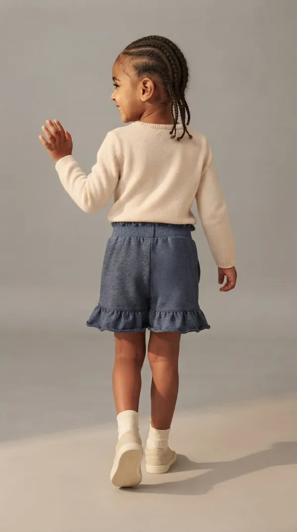 Blue_Cotton_Ruffle_Shorts_for_Girls