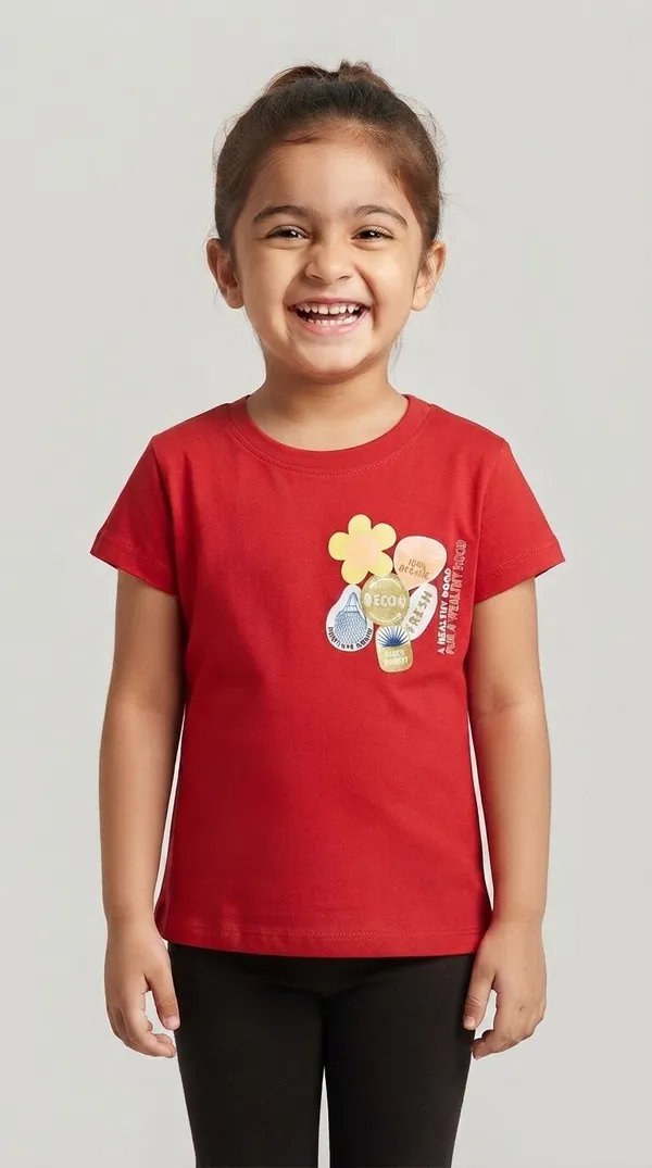 Red_Graphic_Print_T-Shirt_For_Girls