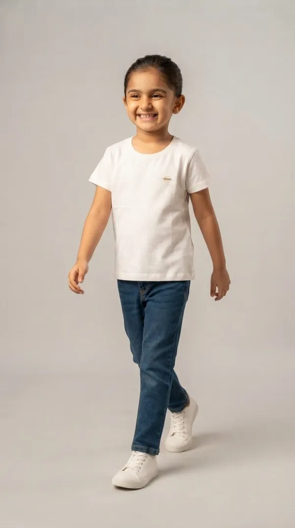 White_Regular_Fit_T-Shirt_for_Girls