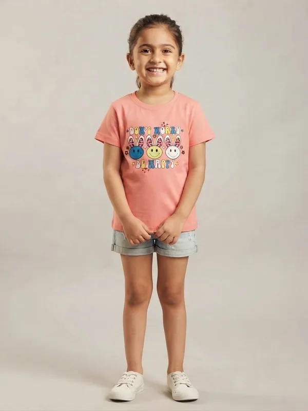 Pink_Casual_Fit_T-Shirt_for_Girls