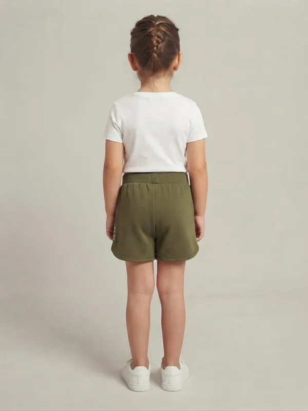 Olive_Green_Casual_Shorts_for_Girls