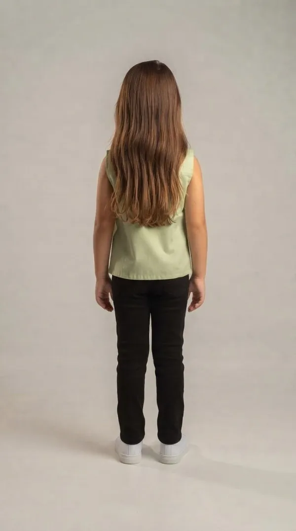 Green_Sleeveless_Collared_Top_for_Girls