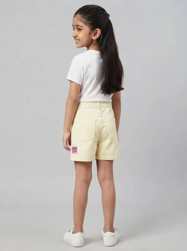 Yellow_Casual_Shorts_for_Girls
