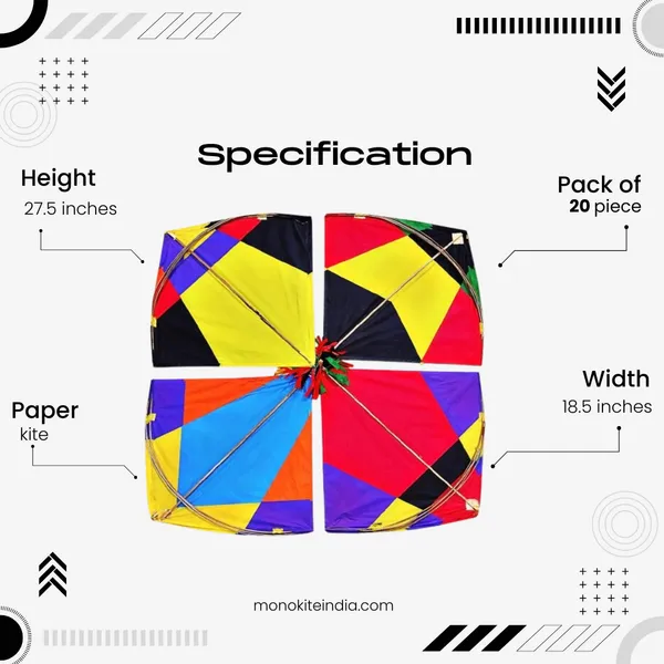 Monokiteindia_Big_Paper_Kite_27_Inch_Pack_Of_20