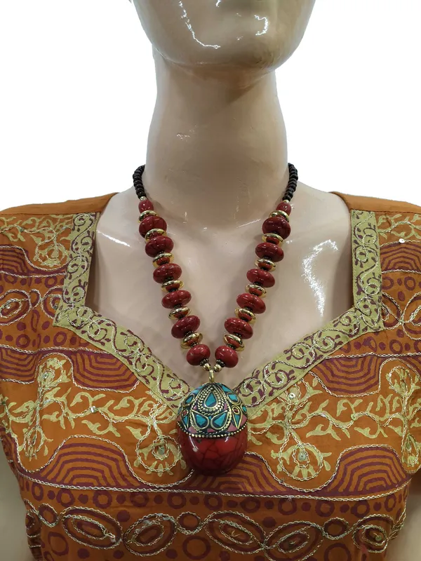 Red_Beaded_Statement_Necklace_for_Women