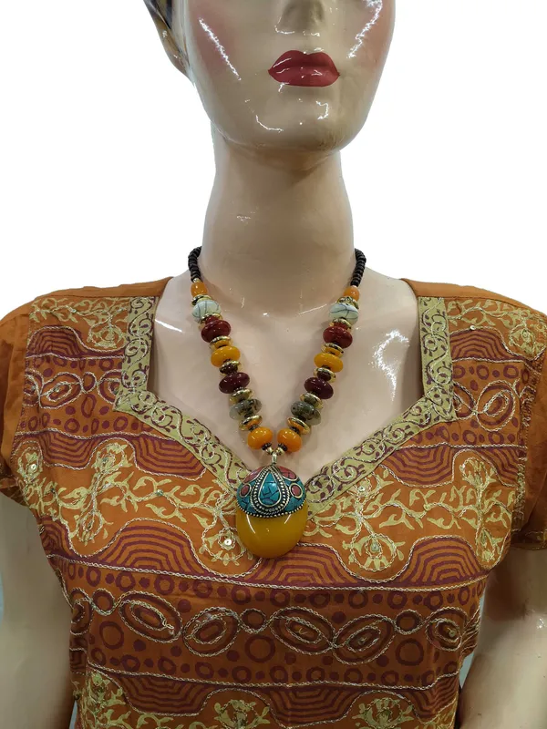 Multicolour_Beaded_Statement_Necklace_for_Women