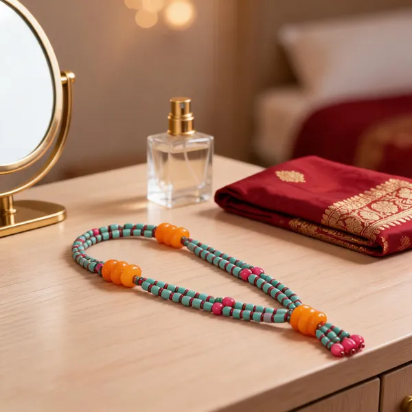 Multicolour_Resin_Glass_Beaded_Layered_Necklace_For_Women
