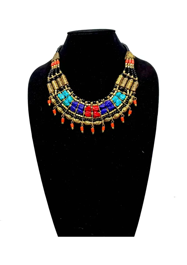 Multicolour_Beaded_Statement_Necklace_for_Women