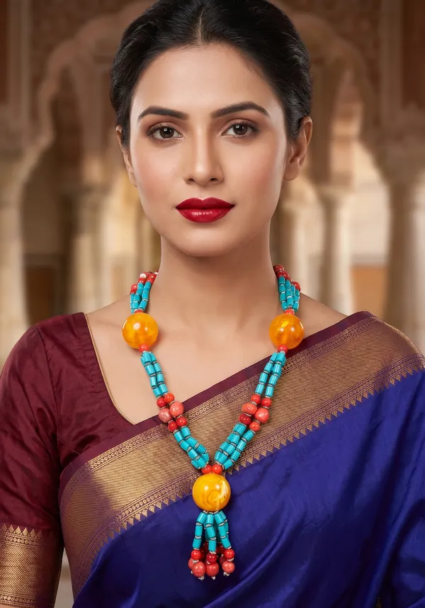 Multicolour_Beaded_Statement_Necklace_for_Women