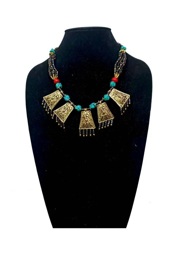 Gold_Tone_Beaded_Statement_Necklace_for_Women
