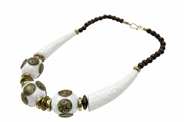 White_Beaded_Statement_Necklace_for_Women