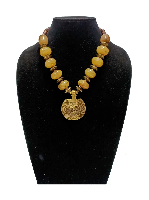 Gold_Tone_Beaded_Pendant_Necklace_for_Women