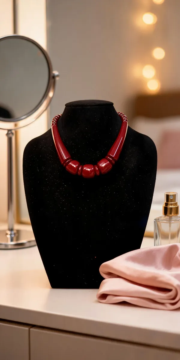 Red_Beaded_Statement_Necklace_For_Women