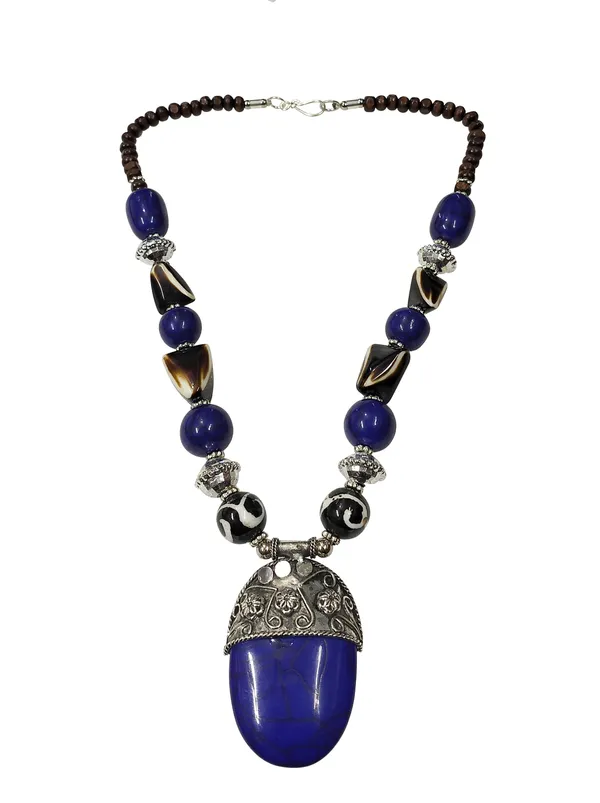 Blue_Beaded_Pendant_Necklace_for_Women