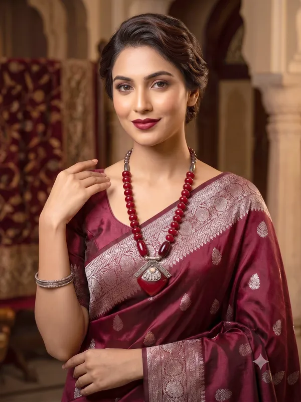 Maroon_Silk_Traditional_Saree_for_Women