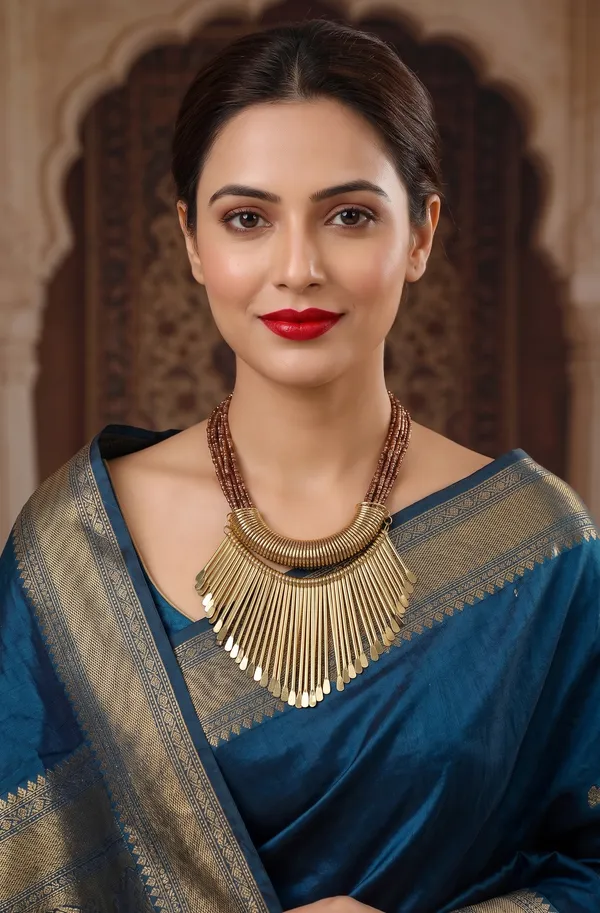 Gold_Tone_Layered_Statement_Necklace_for_Women