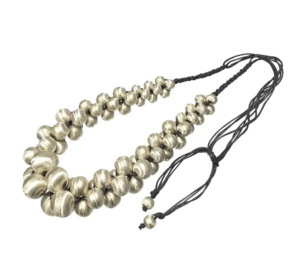 Silver_Tone_Tribal_Beaded_Necklace_for_Women