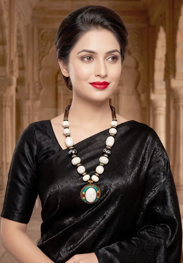 Multicolour_Beaded_Statement_Necklace_for_Women