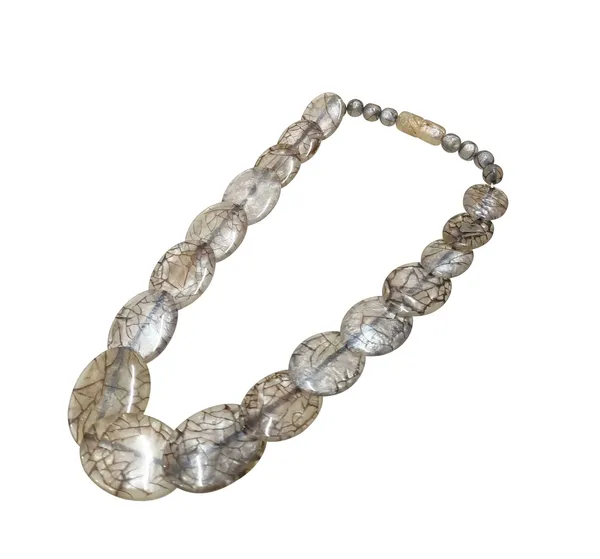 Grey_Stone_Beaded_Necklace_for_Women