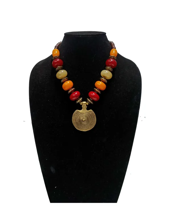 Multicolour_Beaded_Statement_Necklace_for_Women